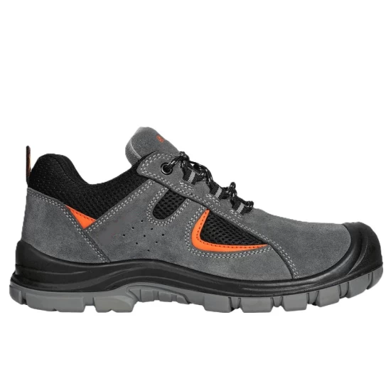 Pantofi de protectie S1, perforatii aerisire, gri-portocaliu Pantofi de protectie S1, perforatii aerisire, gri-portocaliu