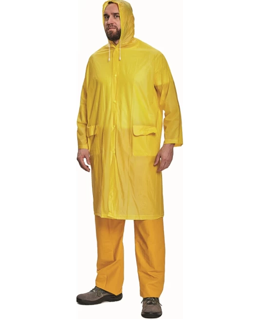Pelerina de ploaie PVC galbena