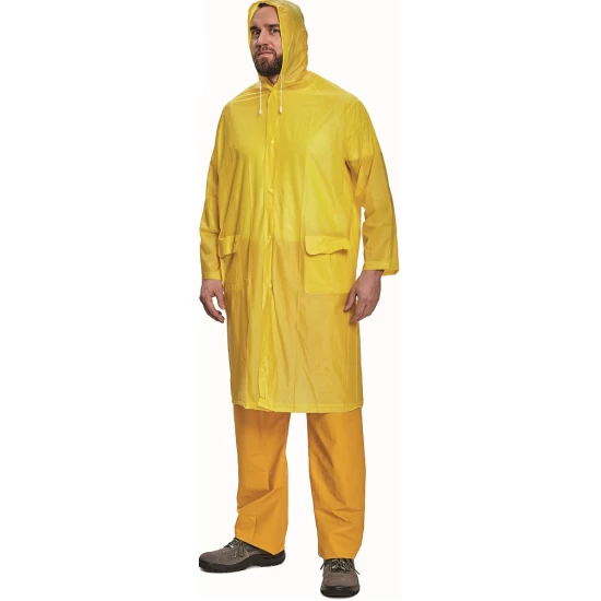 Pelerina de ploaie PVC galbena Pelerina de ploaie PVC galbena