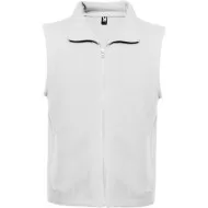 Vesta fleece unisex alba 300g/m² – calduroasa și confortabila