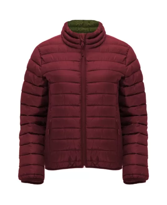 Jacheta vatuita matlasata, femei, visiniu