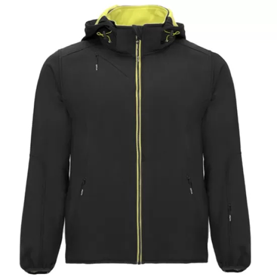 Jacheta softshell cu gluga, negru Jacheta softshell cu gluga, negru