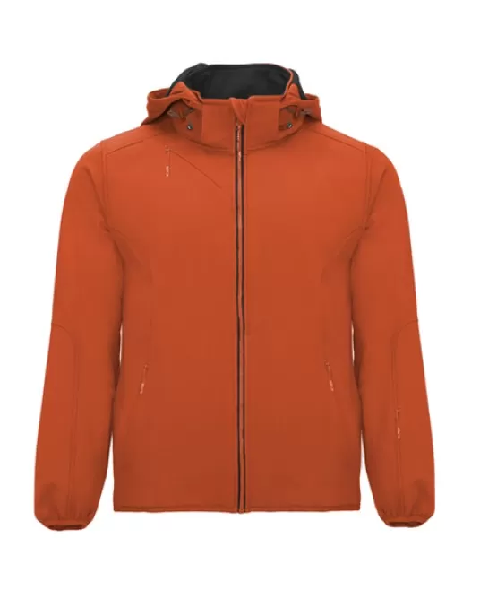 Jacheta softshell cu gluga, portocaliu Jacheta softshell cu gluga, portocaliu