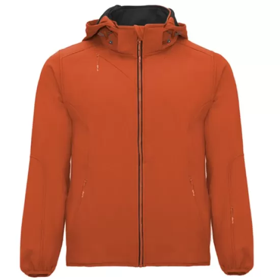 Jacheta softshell cu gluga, portocaliu Jacheta softshell cu gluga, portocaliu