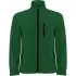 Jacheta softshell barbati, fermoar contrastant, Verde