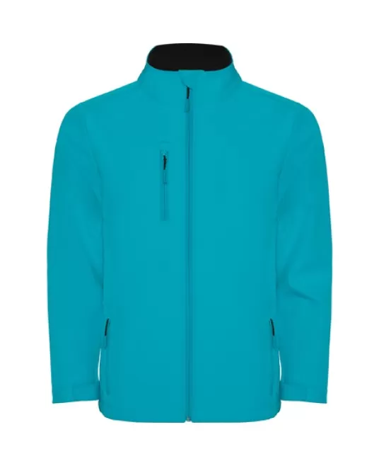Jacheta softshell  barbati,  turcoaz Jacheta softshell  barbati,  turcoaz