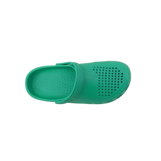 Saboti PVC cu perforatii aerisire, verde Saboti PVC cu perforatii aerisire, verde