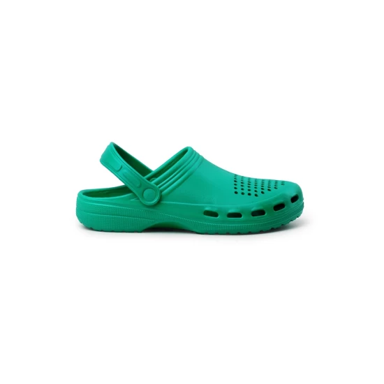Saboti PVC cu perforatii aerisire, verde Saboti PVC cu perforatii aerisire, verde