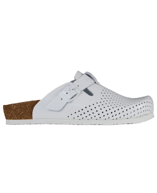 Saboti de lucru O1 fara bareta, talpa anatomica, albi Saboti de lucru O1 fara bareta, talpa anatomica, albi