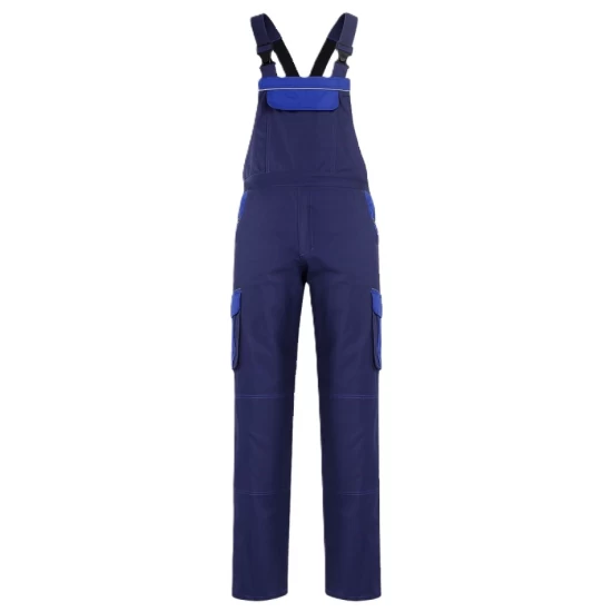 Salopeta cu pieptar Asimov, densitate 240g/m2, bleumarin/albastru