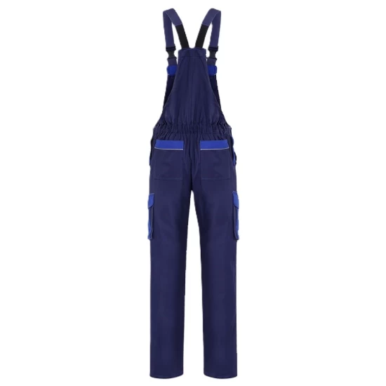 Salopeta cu pieptar Asimov, densitate 240g/m2, bleumarin/albastru