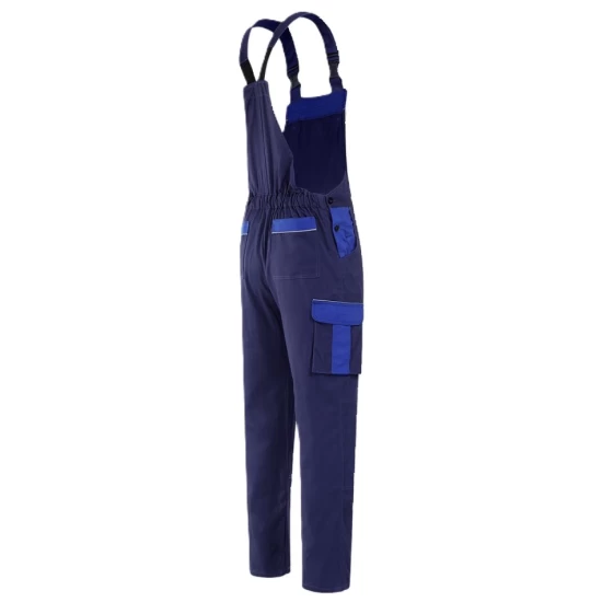 Salopeta cu pieptar Asimov, densitate 240g/m2, bleumarin/albastru
