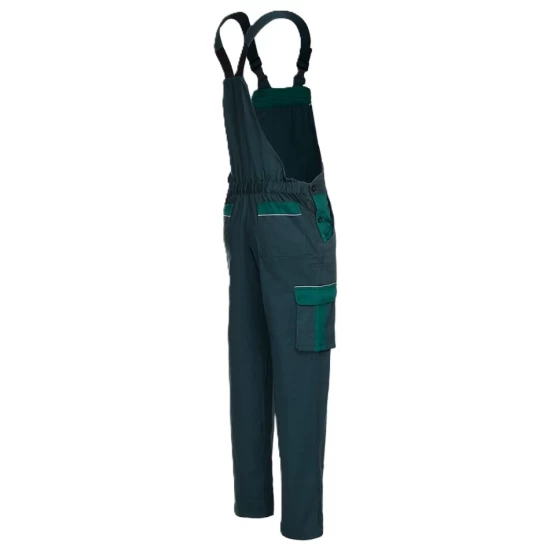 Salopeta cu pieptar bumbac Asimov, densitate 240g/m2, verde Salopeta cu pieptar bumbac Asimov, densitate 240g/m2, verde