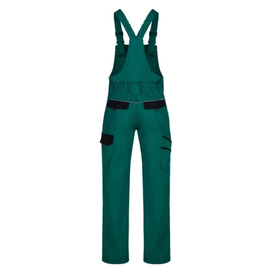 Salopeta de lucru Cool Trend, bumbac, 260g/m2 verde