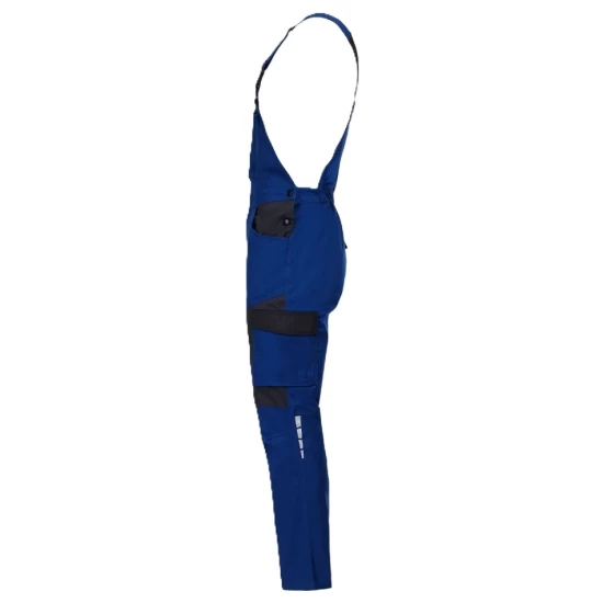 Salopeta cu pieptar subtire, ENOS stretch albastru-negru, 210g/m2 Salopeta cu pieptar subtire, ENOS stretch albastru-negru, 210g/m2