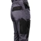 Salopeta cu pieptar subtire, ENOS stretch gri-negru, 210g/m2 Salopeta cu pieptar subtire, ENOS stretch gri-negru, 210g/m2