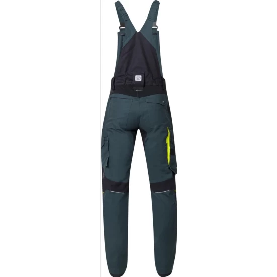 Salopeta cu pieptar 4xstretch premium slimfit, verde Salopeta cu pieptar 4xstretch premium slimfit, verde