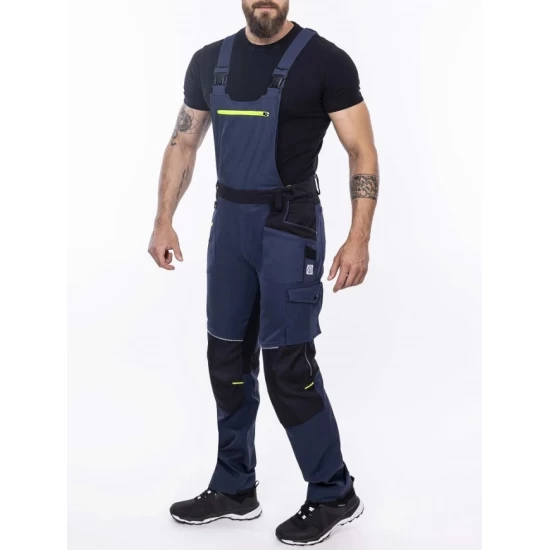 Salopeta cu pieptar 4xstretch premium slimfit, bleumarin Salopeta cu pieptar 4xstretch premium slimfit, bleumarin