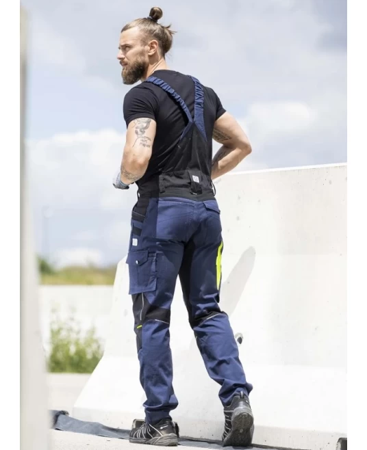 Salopeta cu pieptar 4xstretch premium slimfit, bleumarin Salopeta cu pieptar 4xstretch premium slimfit, bleumarin