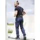 Salopeta cu pieptar 4xstretch premium slimfit, bleumarin Salopeta cu pieptar 4xstretch premium slimfit, bleumarin