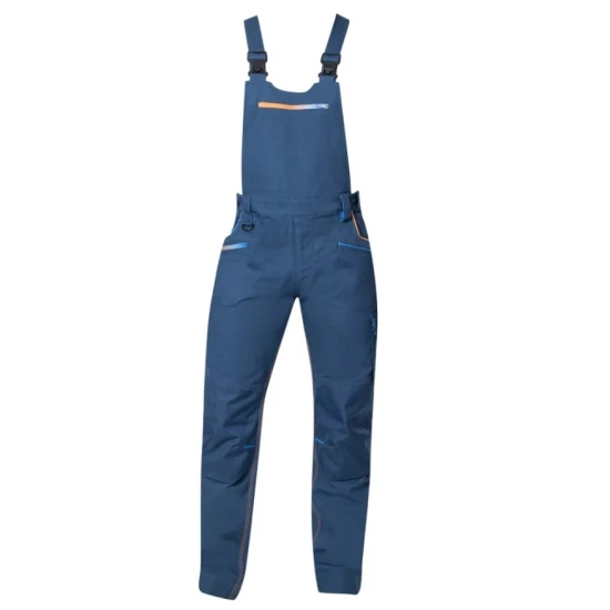 Salopeta cu pieptar stretch, material durabil si comod, slim fit, albastru