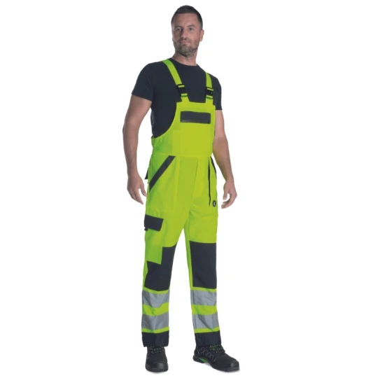 Salopeta HiVis tercot 250g/m2, galben