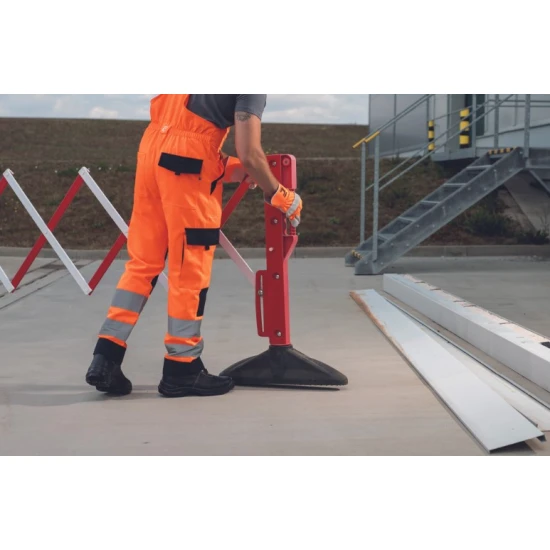 Salopeta HiVis tercot 250g/m2, portocaliu Salopeta HiVis tercot 250g/m2, portocaliu