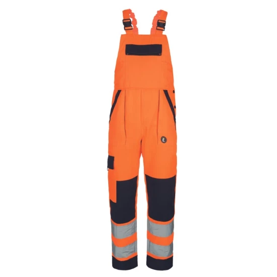 Salopeta HiVis tercot 250g/m2, portocaliu Salopeta HiVis tercot 250g/m2, portocaliu
