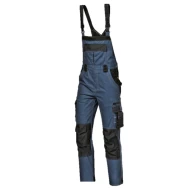 Salopeta cu pieptar tercot foarte rezistent la rupere si confortabil, 300 g/mp, bleumarin