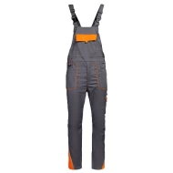 Salopeta cu pieptar subtire Prisma Light stretch, tercot ripstop 190g/m2, gri-portocaliu Salopeta cu pieptar subtire Prisma Light stretch, tercot ripstop 190g/m2, gri-portocaliu