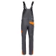 Salopeta cu pieptar subtire Prisma Light tercot ripstop, 190g/m2, gri-portocaliu Salopeta cu pieptar subtire Prisma Light tercot ripstop, 190g/m2, gri-portocaliu