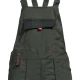 Salopeta cu pieptar subtire Prisma Light tercot ripstop, 190g/m2, verde olive-portocaliu Salopeta cu pieptar subtire Prisma Light tercot ripstop, 190g/m2, verde olive-portocaliu