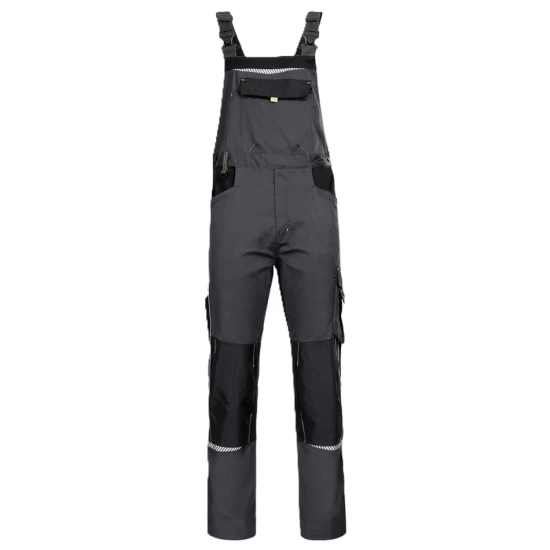 Salopeta cu pieptar stretch Prisma, tercot 270g/m2 gri Salopeta cu pieptar stretch Prisma, tercot 270g/m2 gri