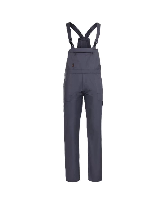 Salopeta cu pieptar Pluto, tercot subtire gri, 195g/m2 Salopeta cu pieptar Pluto, tercot subtire gri, 195g/m2