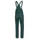 Salopeta cu pieptar Pluto, tercot subtire verde, 195g/m2