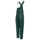 Salopeta cu pieptar Pluto, tercot subtire verde, 195g/m2