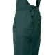 Salopeta cu pieptar Pluto, tercot subtire verde, 195g/m2