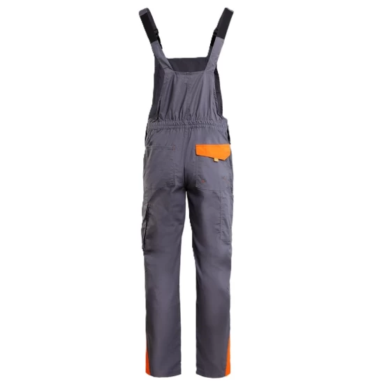 Salopeta cu pieptar subtire ripstop Royal, 190g/m2, gri-portocaliu Salopeta cu pieptar subtire ripstop Royal, 190g/m2, gri-portocaliu