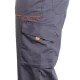 Salopeta cu pieptar subtire ripstop Royal, 190g/m2, gri-portocaliu Salopeta cu pieptar subtire ripstop Royal, 190g/m2, gri-portocaliu