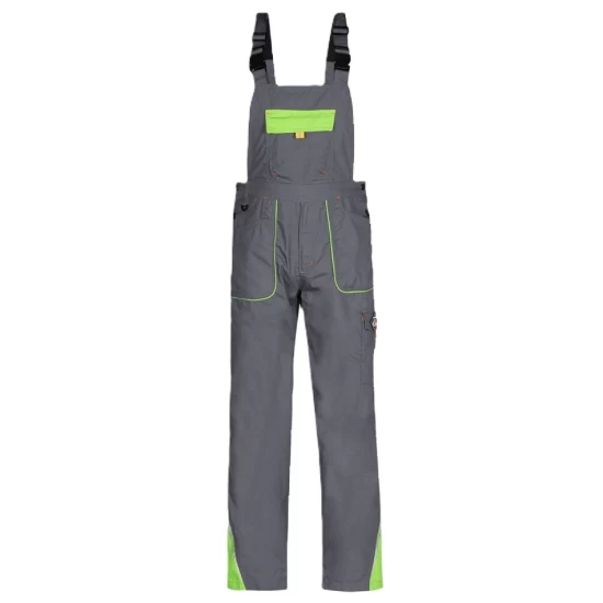 Salopeta cu pieptar subtire ripstop Royal, 190g/m2, gri-verde Salopeta cu pieptar subtire ripstop Royal, 190g/m2, gri-verde