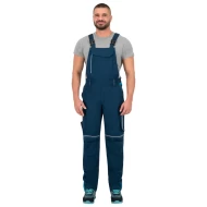 Salopeta cu pieptar bumbac de calitate Raptors, 260g/m2, bleumarin albastru