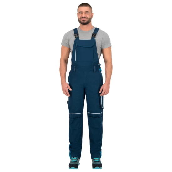 Salopeta cu pieptar bumbac de calitate Raptors, 260g/m2, bleumarin albastru Salopeta cu pieptar bumbac de calitate Raptors, 260g/m2, bleumarin albastru
