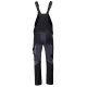 Salopeta cu pieptar 4stretch elastica, bleumarin-rosu