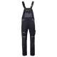 Salopeta cu pieptar 4stretch elastica, bleumarin-rosu