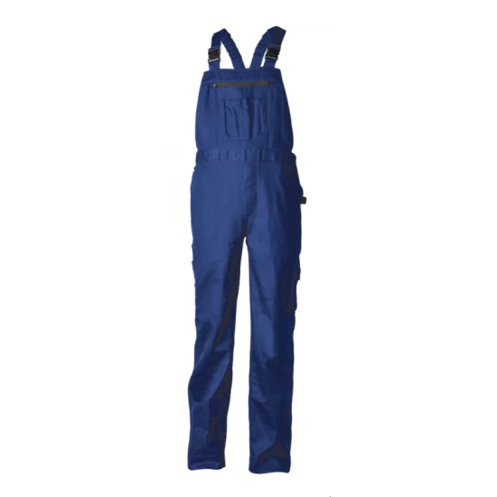 Salopeta cu pieptar din twill, 245 g/mp, albastru royal Salopeta cu pieptar din twill, 245 g/mp, albastru royal