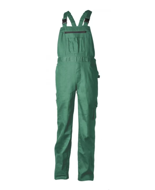 Salopeta cu pieptar Technicity verde, tercot 245g/m2 Salopeta cu pieptar Technicity verde, tercot 245g/m2