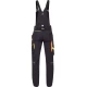 Salopeta cu pieptar strech, material durabil si comod, slim fit, negru Salopeta cu pieptar strech, material durabil si comod, slim fit, negru