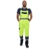 Salopeta cu pieptar HiVis tercot 250 g/mp, galben neon