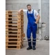 Salopeta cu pieptar Chars tercot cu dungi reflectorizante, 240g/m2, albastru Salopeta cu pieptar Chars tercot cu dungi reflectorizante, 240g/m2, albastru