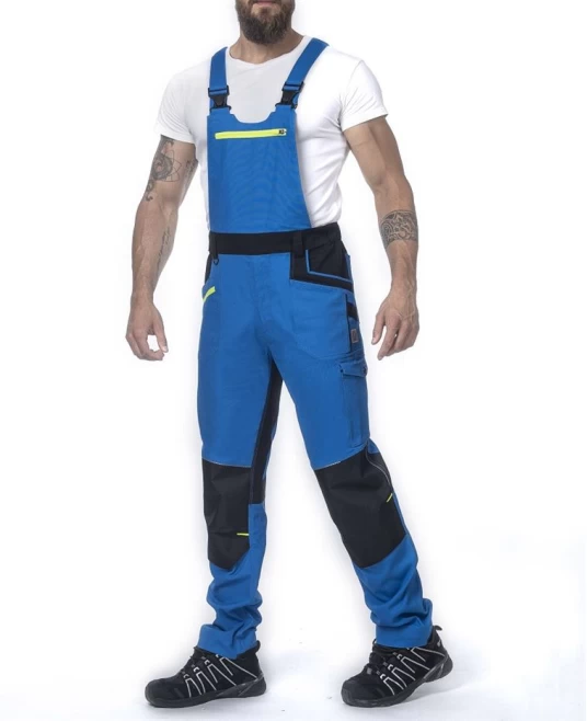 Salopeta cu pieptar  4xstretch premium slimfit, albastru Salopeta cu pieptar  4xstretch premium slimfit, albastru